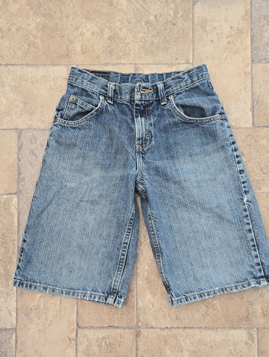 Lee Other - Lee Dark Blue Denim Shorts with Branded Button